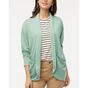 New with Tags J.Crew Eucalyptus Steam Soft Knit Wrap Cardigan Sweater Size‎ XXL